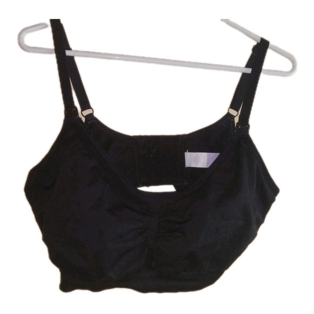 Joyspun Wireless Wirefree Bra Women's size XXXL Seamless Light Padding‎ Black